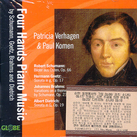 Patricia Verhagen, <b>Paul Komen</b> - Four Hands Piano Music/ Schumann/ Goetz/ ... - 300946_1_f