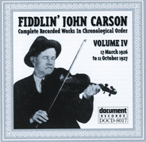 Fiddlin John Carson - Fiddlin John Carson Vol. 4 1926 - 1927 (2005 ...